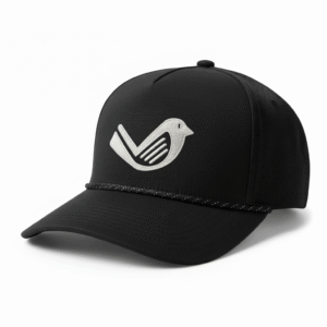 Black 636 Performance Rope SnapBack - Embroidered Logo