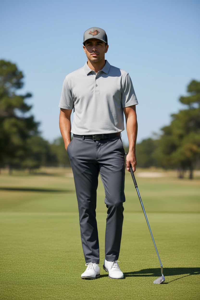 Charcoal Trucker SnapBack - Leather Patch Logo - Image 3