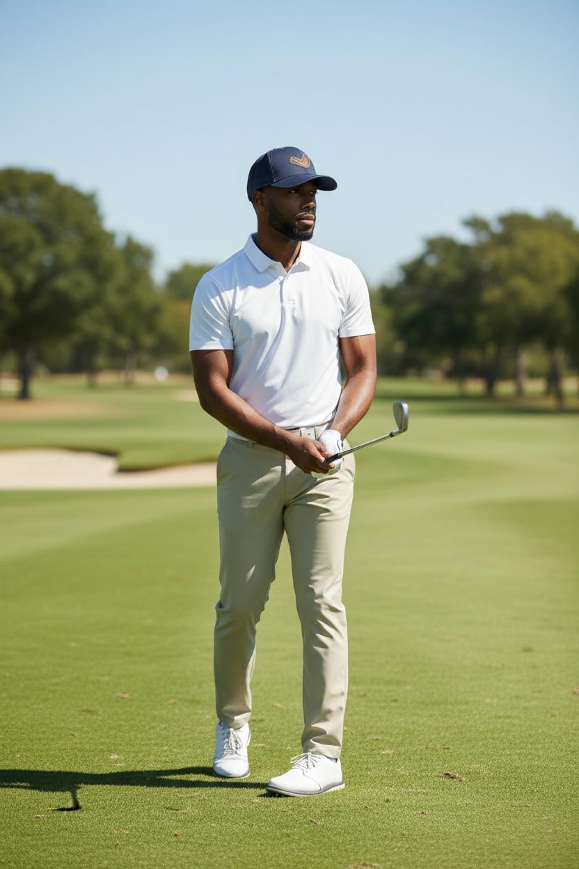 Navy Trucker SnapBack - Leather Patch Logo - Image 3